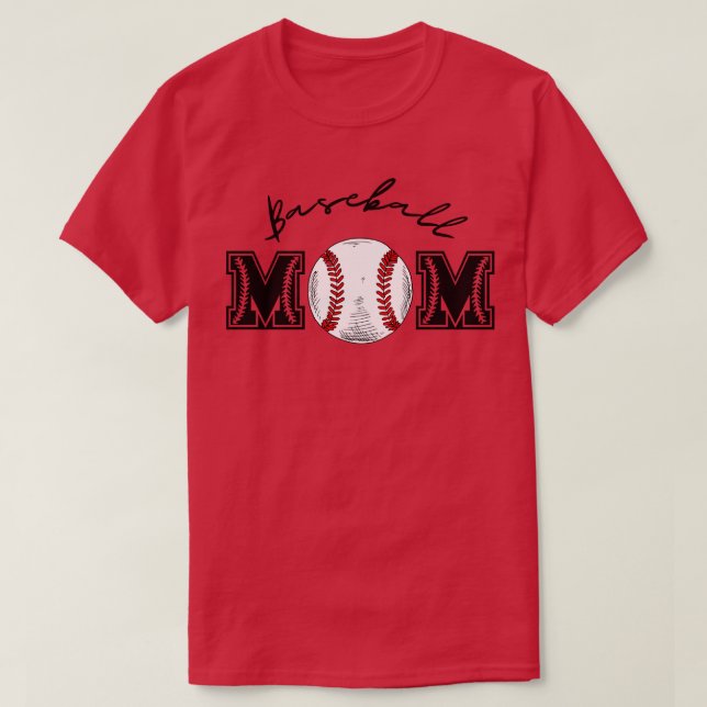 Camiseta Béisbol Mamá 5 (Diseño del anverso)