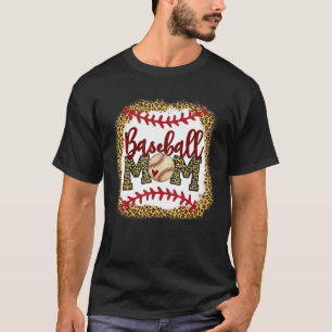 Camiseta Béisbol Mamá Leopard Game Day Moth Madre Moth