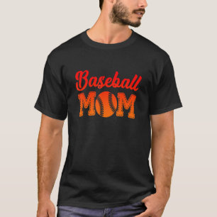 Camiseta Béisbol: Mamá Pitcher, jugador de béisbol desnudo