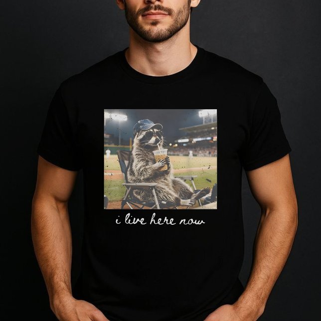 Camiseta Béisbol Mapache (Subido por el creador)