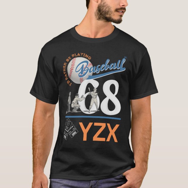 Camiseta Béisbol, más bien estar jugando (Anverso)