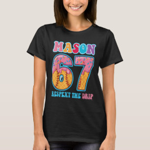 Camiseta Béisbol Mason 6 7 Goteo Número 67 Jugador o Cumple