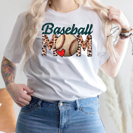 Camiseta Béisbol Mom , Funny Baseball T-Shirt