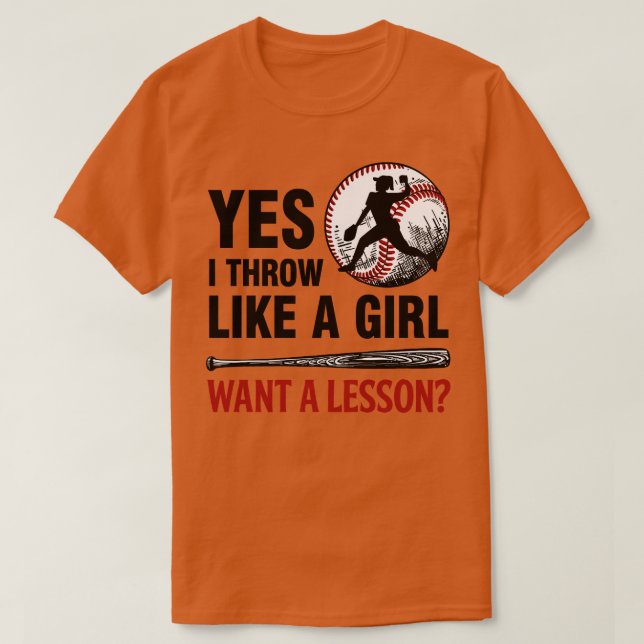 Camiseta Béisbol Mujer Pitcher (Diseño del anverso)
