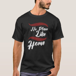 Camiseta Béisbol No Hay Lugar Como El Hogar Receptor Lanzad