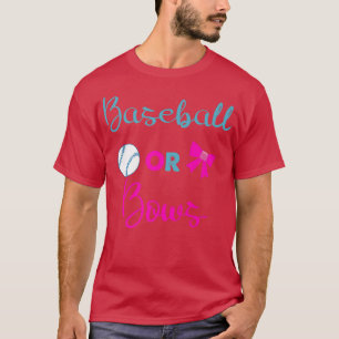 Camiseta Béisbol O Bocas El Género Del Bebé Revela Divertid
