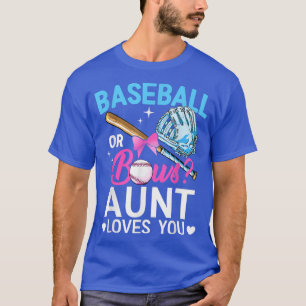 Camiseta Béisbol O Bocas Tía Te Ama El Género Revela Rosa