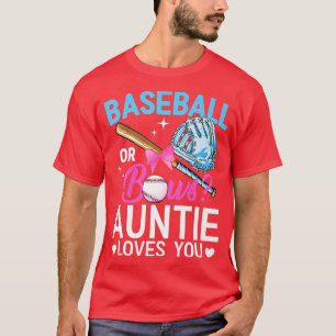 Camiseta Béisbol O Bocas Tía Te Ama El Género Revelar Pi