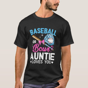 Camiseta Béisbol O Bocas Tía Te Ama La Revelación De Género