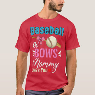 Camiseta Béisbol O Bows Mamá Te Ama El Revés De Género 103