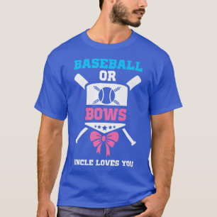 Camiseta Béisbol O Bows Tío Te Ama La Divertida Reserva De