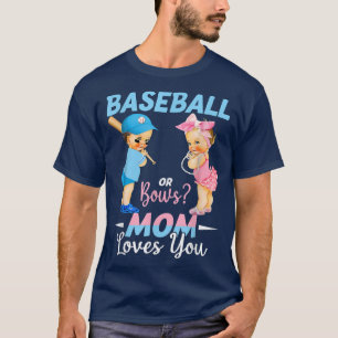 Camiseta Béisbol O Vaca Que Mamá Ama A Tu Bebé Revelación D