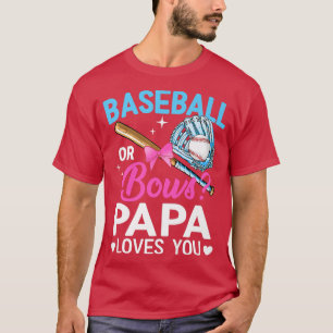 Camiseta Béisbol O Vacas A Papa Te Ama Revelación De Género
