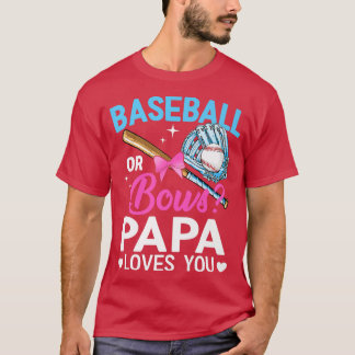 Camiseta Béisbol O Vacas A Papa Te Ama Revelación De Género