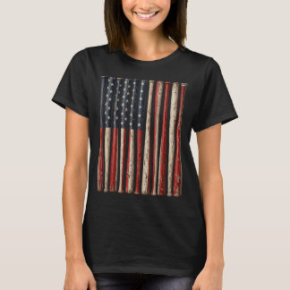 Camiseta Béisbol Patriótico Bandera Americana USA 4 de Juli
