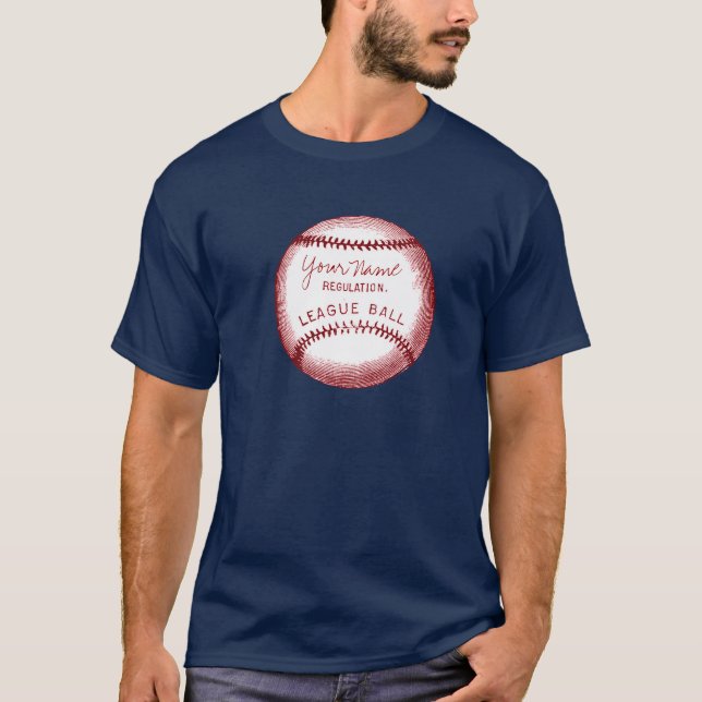 Camiseta Béisbol personalizado vintage (Anverso)