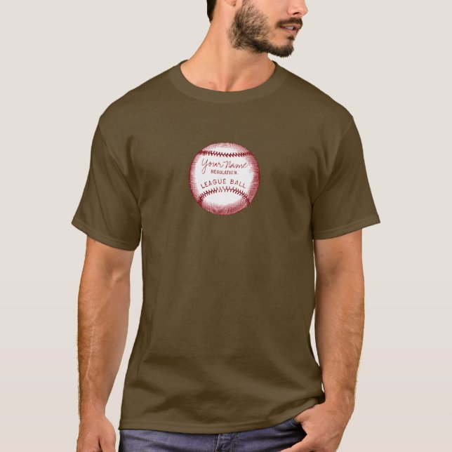 Camiseta Béisbol personalizado vintage (Anverso)