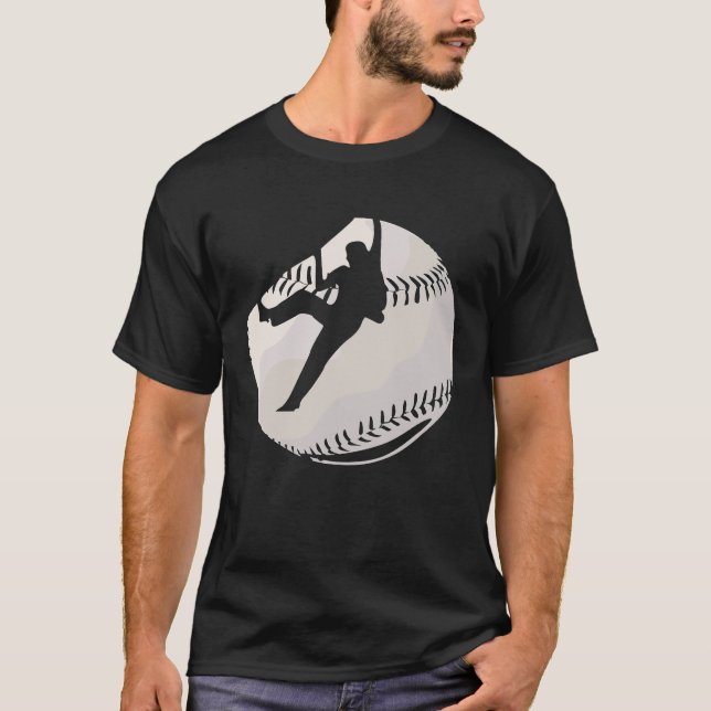 Camiseta Béisbol perturbado por el ascenso del rock retro (Anverso)
