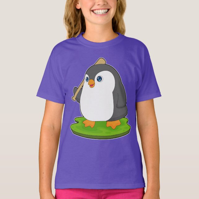 Camiseta Béisbol pingüino (Anverso)