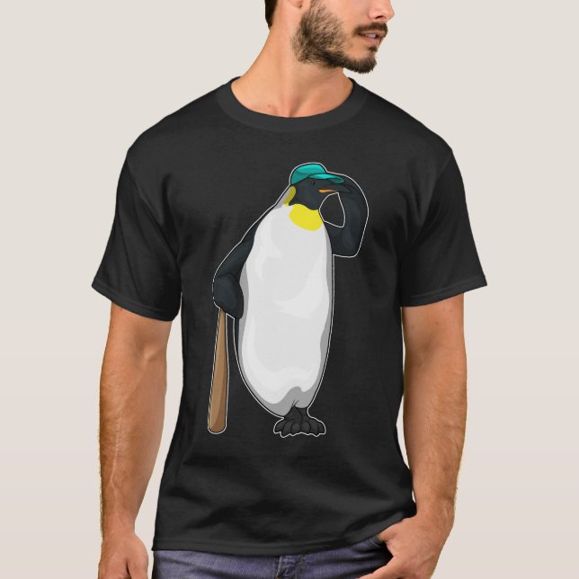 Camiseta Béisbol pingüino (Anverso)