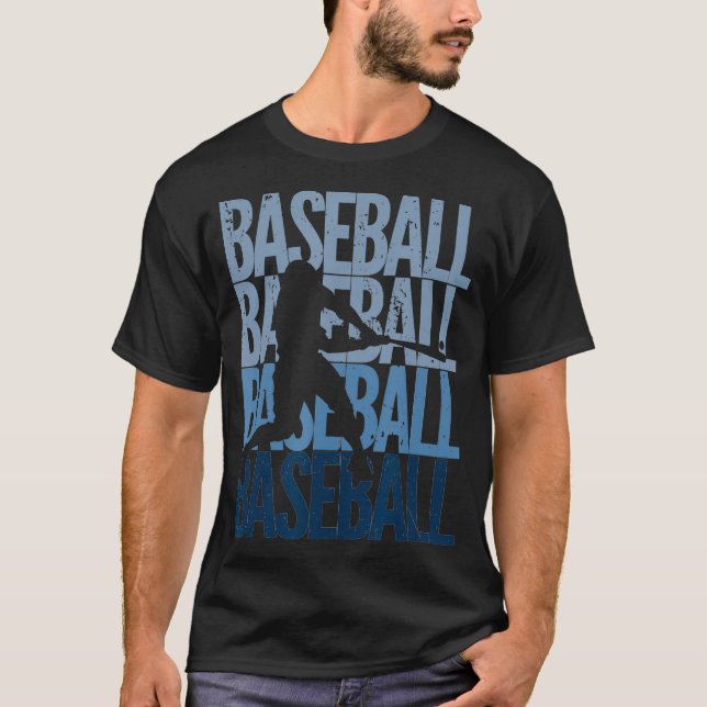 Camiseta Béisbol Retro Vintage (Anverso)