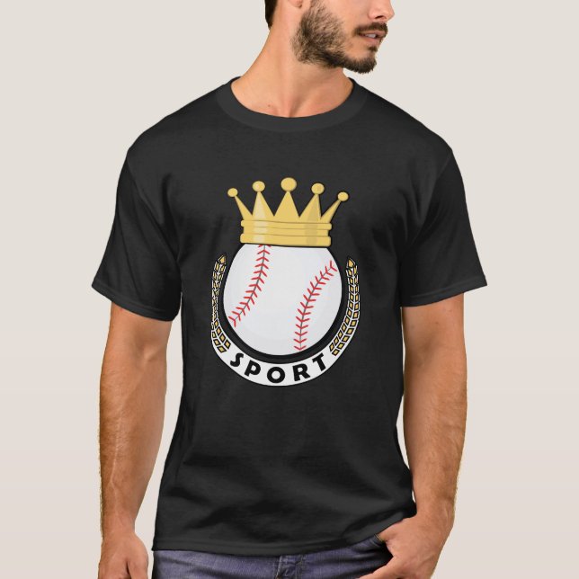 Camiseta Béisbol - Rey de los Deportes (Anverso)