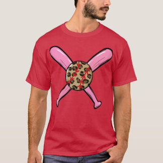 Camiseta béisbol rosa