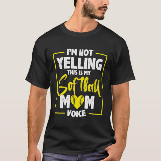 Camiseta Béisbol Softball Mom