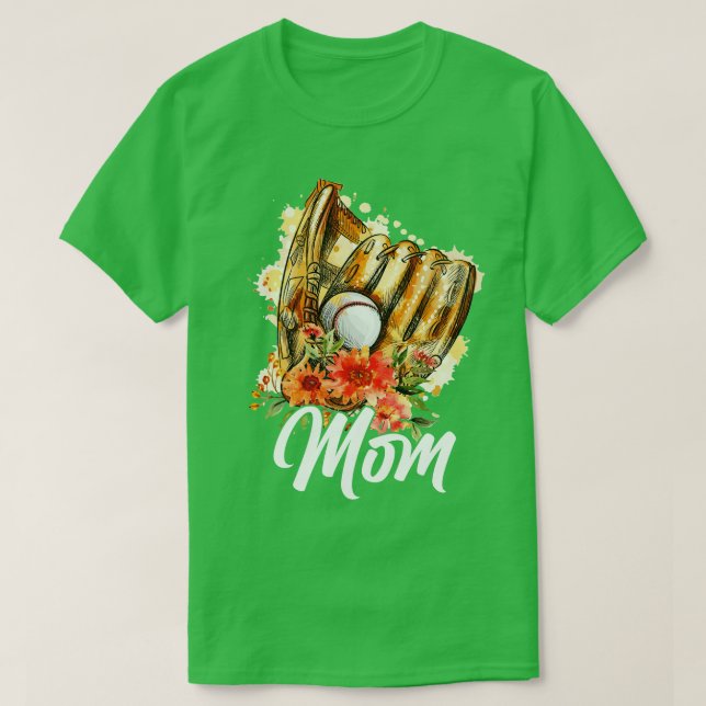 Camiseta Béisbol Softball Mom (Diseño del anverso)