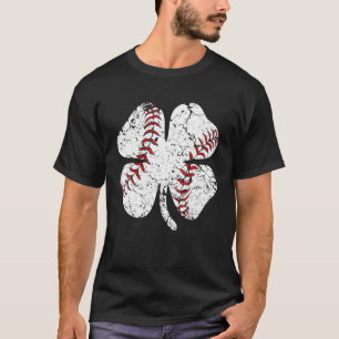 Camiseta Béisbol St Patricks Day Boys Men Catcher Pitcher