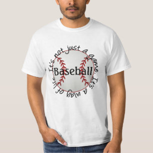 Camiseta Béisbol-su no apenas un juego