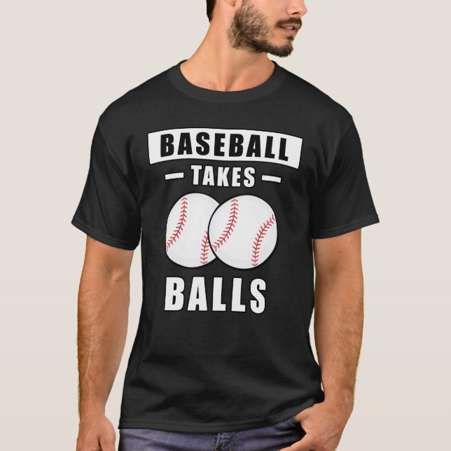 Camiseta Béisbol Toma Pelotas - Divertido (Anverso)