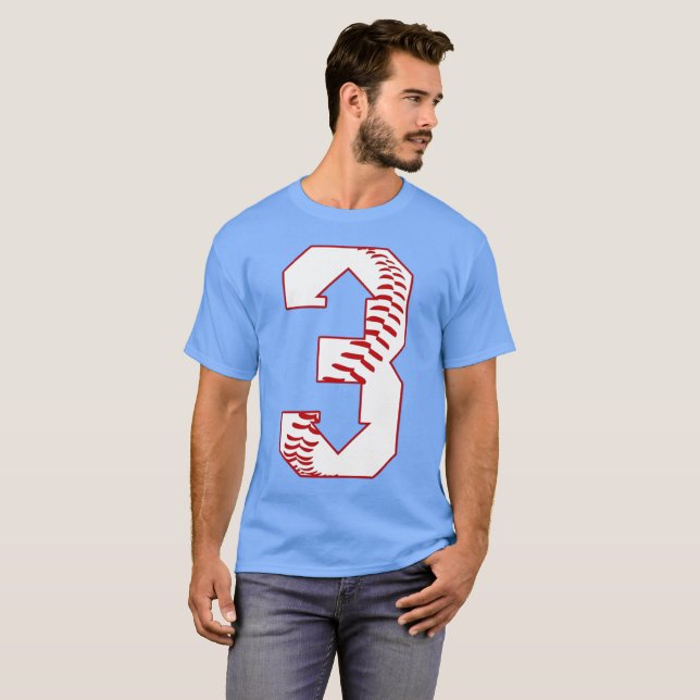 Camiseta Béisbol: Tres Arriba Tres Abajo - 3 Arriba 3 Abajo (Anverso completo)