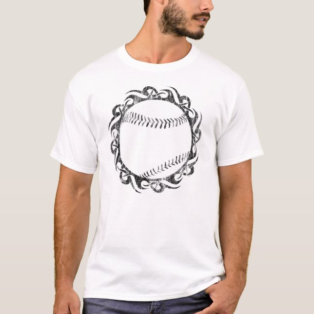 Camiseta béisbol tribal. (Anverso)