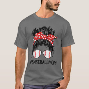 Camiseta Béisbol, vida de mamá beisbolista, mamá desordenad