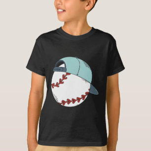 Camiseta Béisbol Vintage Con Gorra Cap Para Hombres