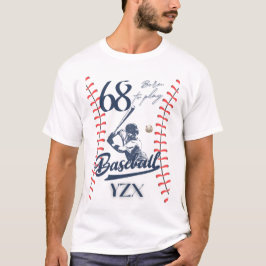 Camiseta Béisbol vintage, nacido para jugar