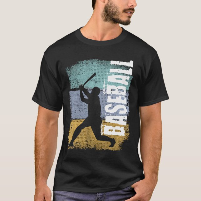Camiseta Béisbol Vintage Retro (Anverso)