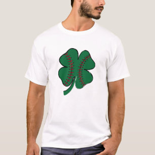 Camiseta Béisbol Vintage Trébol Día de San Patricio