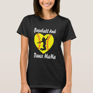 Camiseta Béisbol y danza mamá Dance Mom
