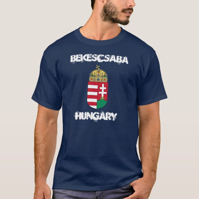 Camiseta Bekescsaba, Hungría con escudo de armas (Anverso)