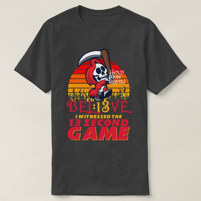 Camiseta BEL13VE Kansas City Be the Grim Reaper 13 Second G (Diseño del anverso)