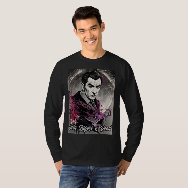 Camiseta Bela Lugosi está muerta - Arte retro (Anverso completo)