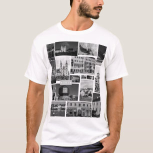 Camiseta Belarús Беларусь Minsk Минск Arquitectura de la Ci