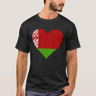 Camiseta Belarus Flag Heart Belarus Gifts Love Belarus