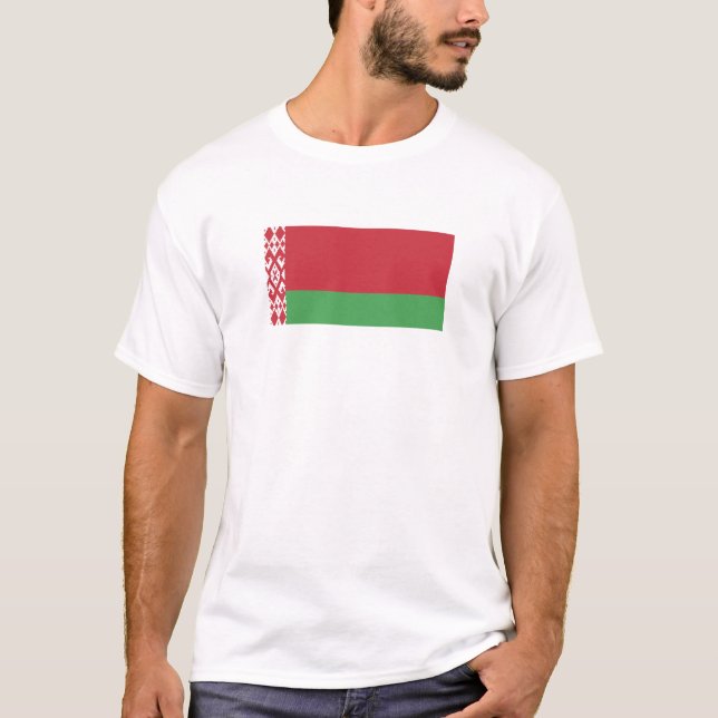 Camiseta Belarus Flag T-Shirt, Patriotic T-Shirts, (Anverso)