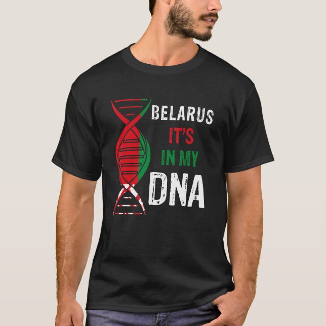 Camiseta Belarus It s In My DNA Proud Belarusian Belarus Fl (Anverso)