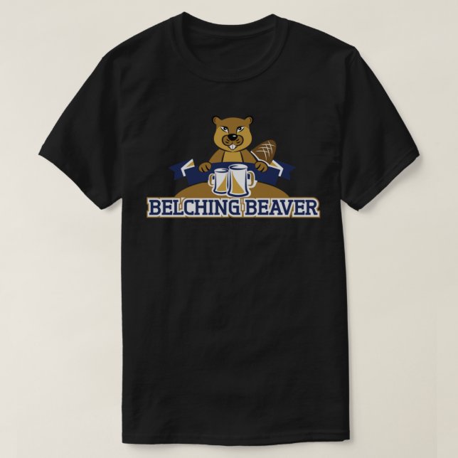 Camiseta Belching Beaver Brewery Logo 11 Classic T-Shirt (Diseño del anverso)
