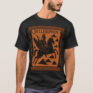 Camiseta Belerofonte y Pegaso Arte de la Mitología Griega