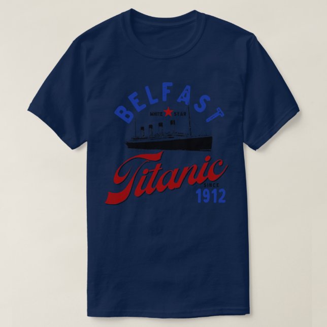 Camiseta Belfast Titanic (Diseño del anverso)